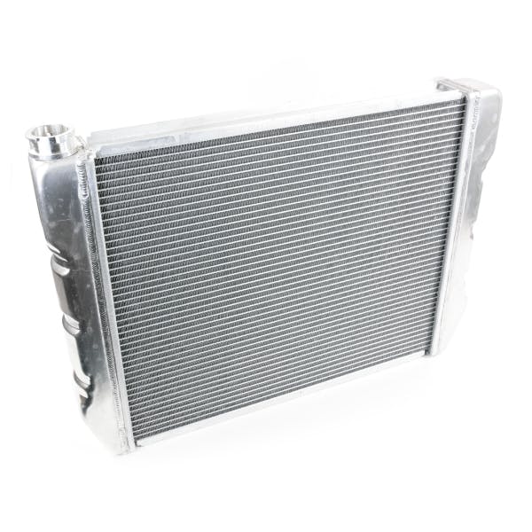 Top Street Performance HC6013 Aluminum Radiator, Chevy, 26 inch x 19 inch x 2-1/4 inch, 1-1/2 inch Top Inlet, 1-3/4 inch Bottom Outlet