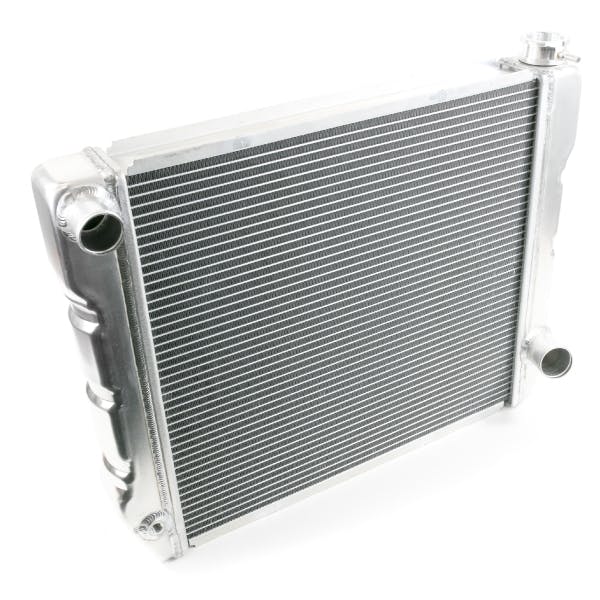 Top Street Performance HC6014 Aluminum Radiator, Chevy, 24 inch x 19 inch x 2-1/4 inch, 1-1/2 inch Top Inlet, 1-3/4 inch Bottom Outlet