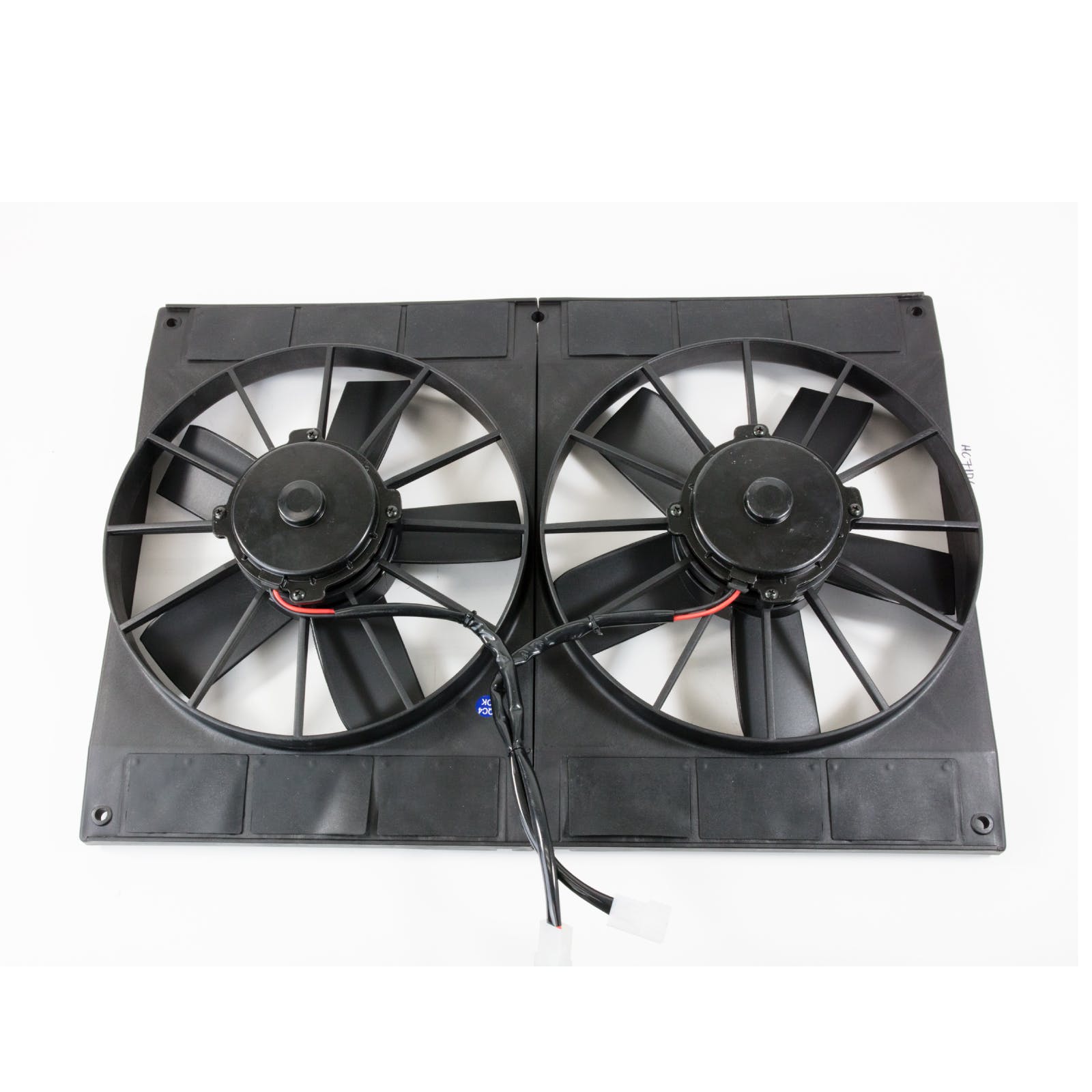 Top Street Performance HC7106 11 inch High Performance Dual Electric Cooling Fan, 25 AMP, S-Blade, Puller