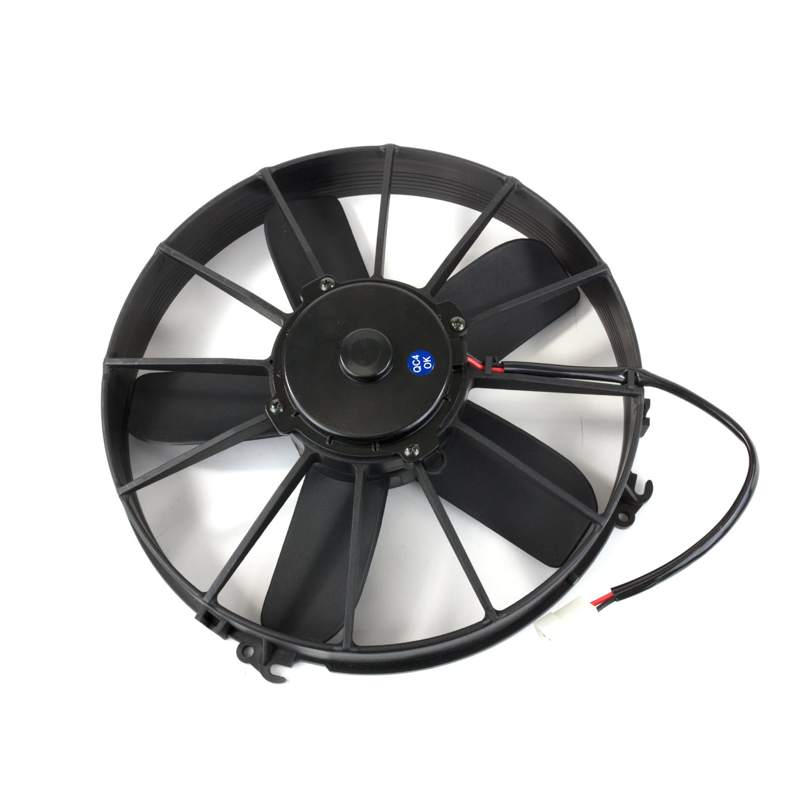 Top Street Performance HC7212 12 inch Proflow Universal Electric Cooling Fan, Straight Blade, Puller, 1,400 CFM