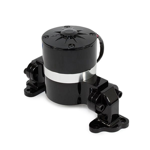 Top Street Performance HC8030BK Aluminum Electric Water Pump Include Backplate, Black