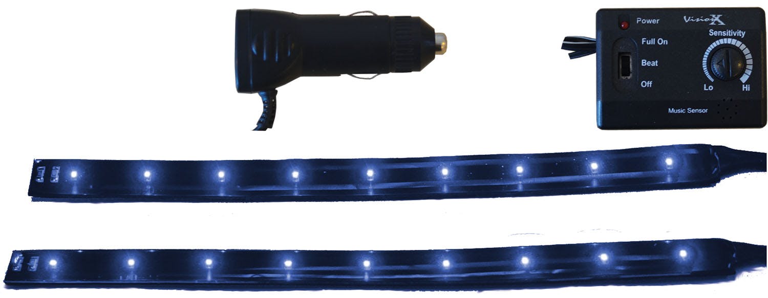 Vision X 4005525 6" Twin Pack Flexible LED Bars Blue