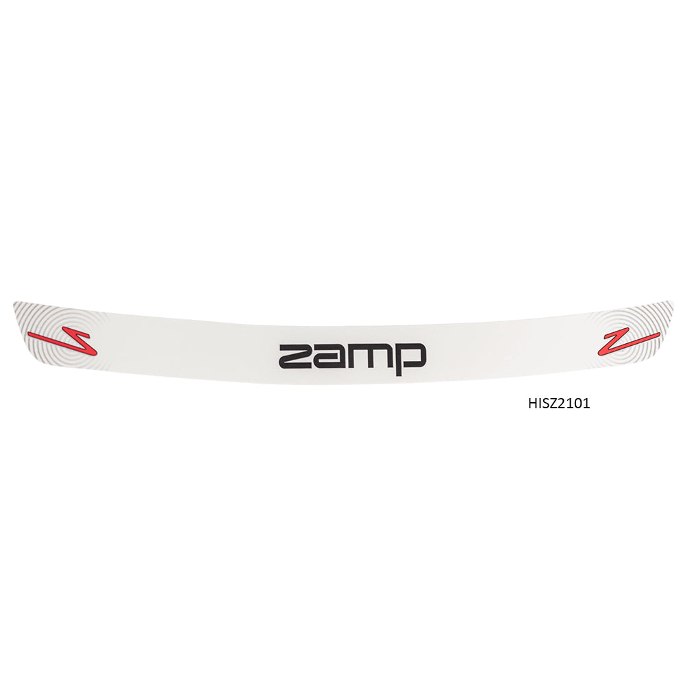 ZAMP Racing Visor Sticker White New HISZ2101