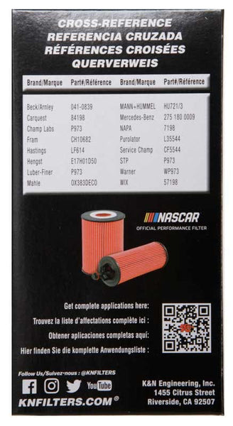 K&N HP-7033 Automotive Oil Filters