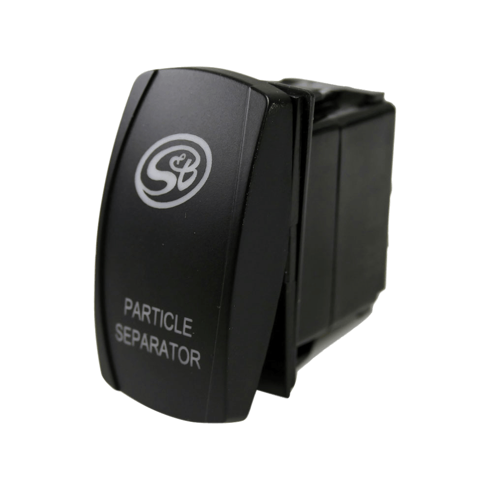 S&B Filters HP1432-00 LED Rocker Switch with Logo for Particle Separator