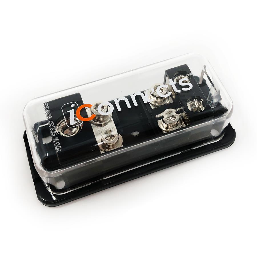 iConnects FUSED DISTRIBUTION BLOCK 4GA IN 2X8GA OUT ICFDB24