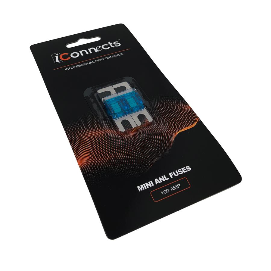iConnects MINI ANL FUSES 100A 2-PACK ICMANL100