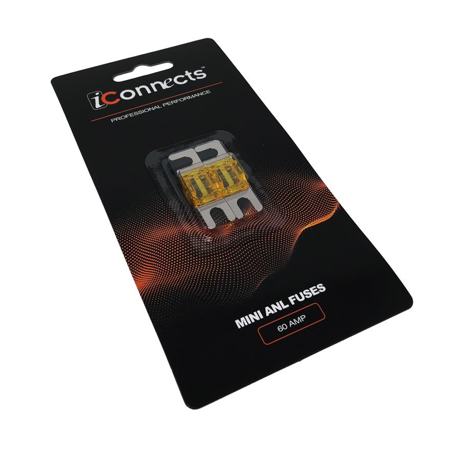 iConnects MINI ANL FUSES 60A 2-PACK ICMANL60