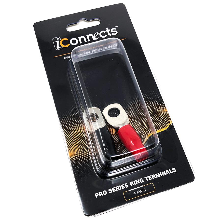 iConnects PRO 4 AWG RING TERMINAL (2/PKG) ICRTP4