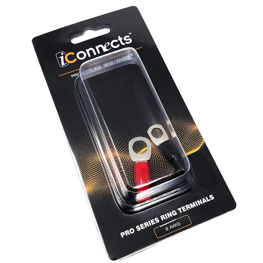 iConnects PRO 8 AWG RING TERMINAL (2/PKG) ICRTP8