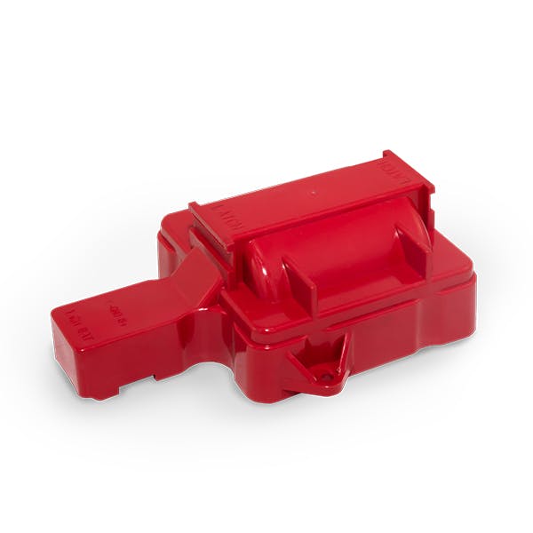 Top Street Performance JM6903R HEI Distributor Coil Cover, 6 Cylinder, Red