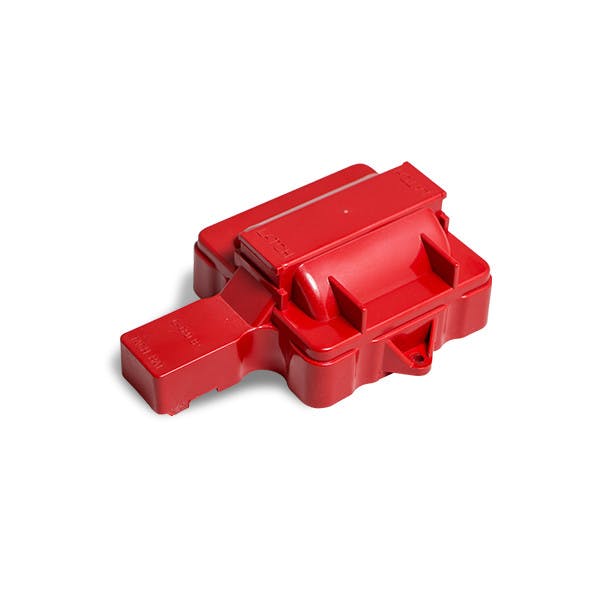 Top Street Performance JM6907R HEI Distributor OEM Coil Cover, Red