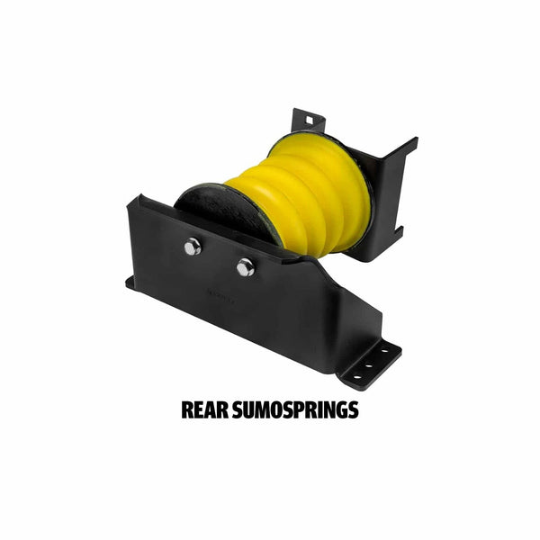 SuperSprings K-10-001 SumoSprings Front and Rear Kits are one-piece units attached on each side