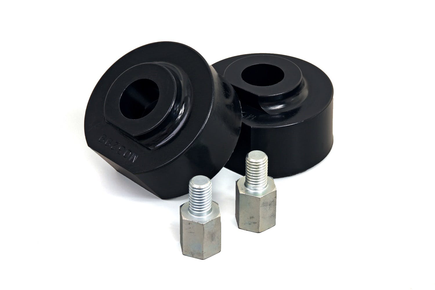 Daystar KF09108BK Suspension Lift 2 inch Front (2 Spacers and 2; 5/8 inch Coupler Nuts)