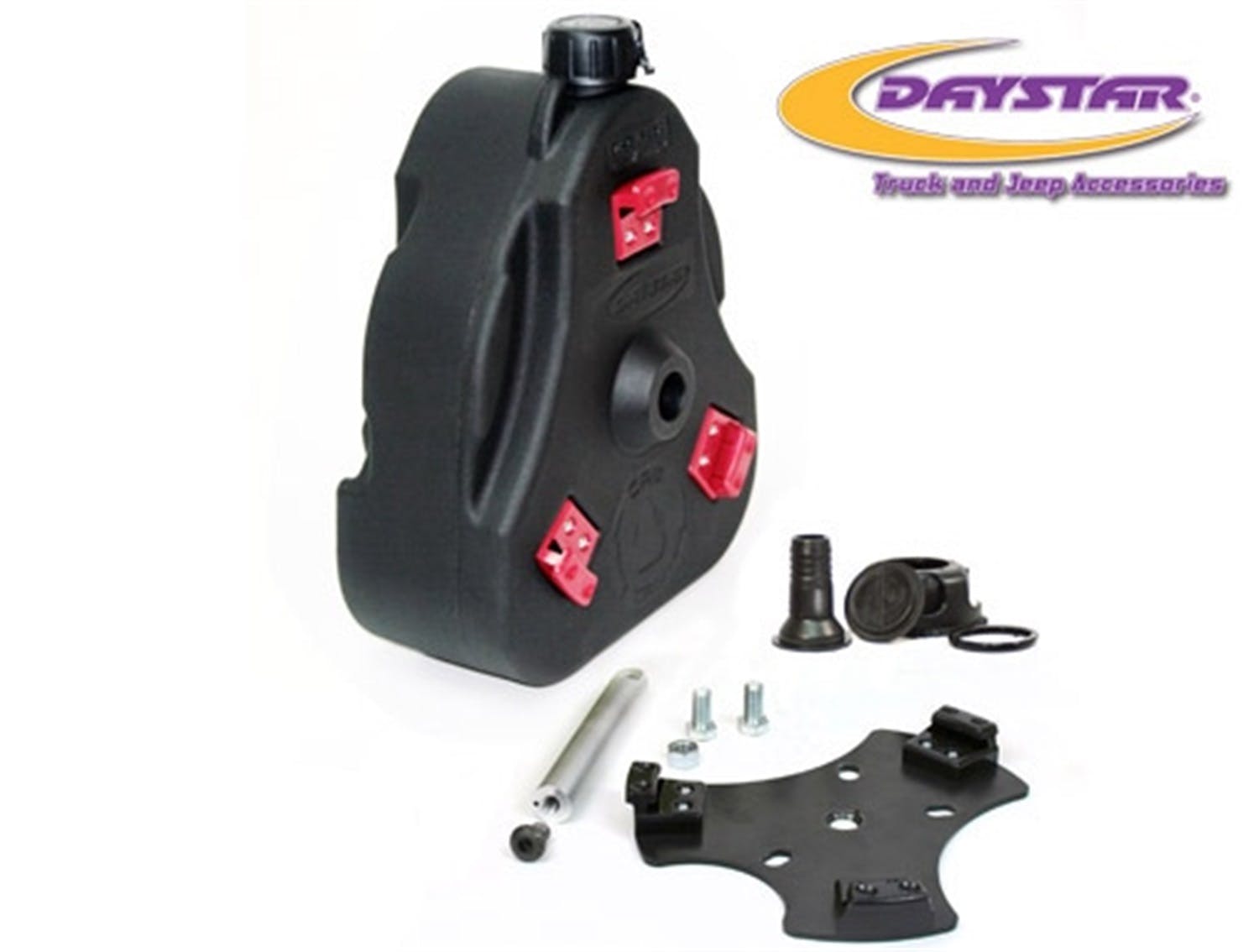 Daystar KJ71035BK Cam Can Complete Kit; Black; Non-Flammable Liquids; with Spout