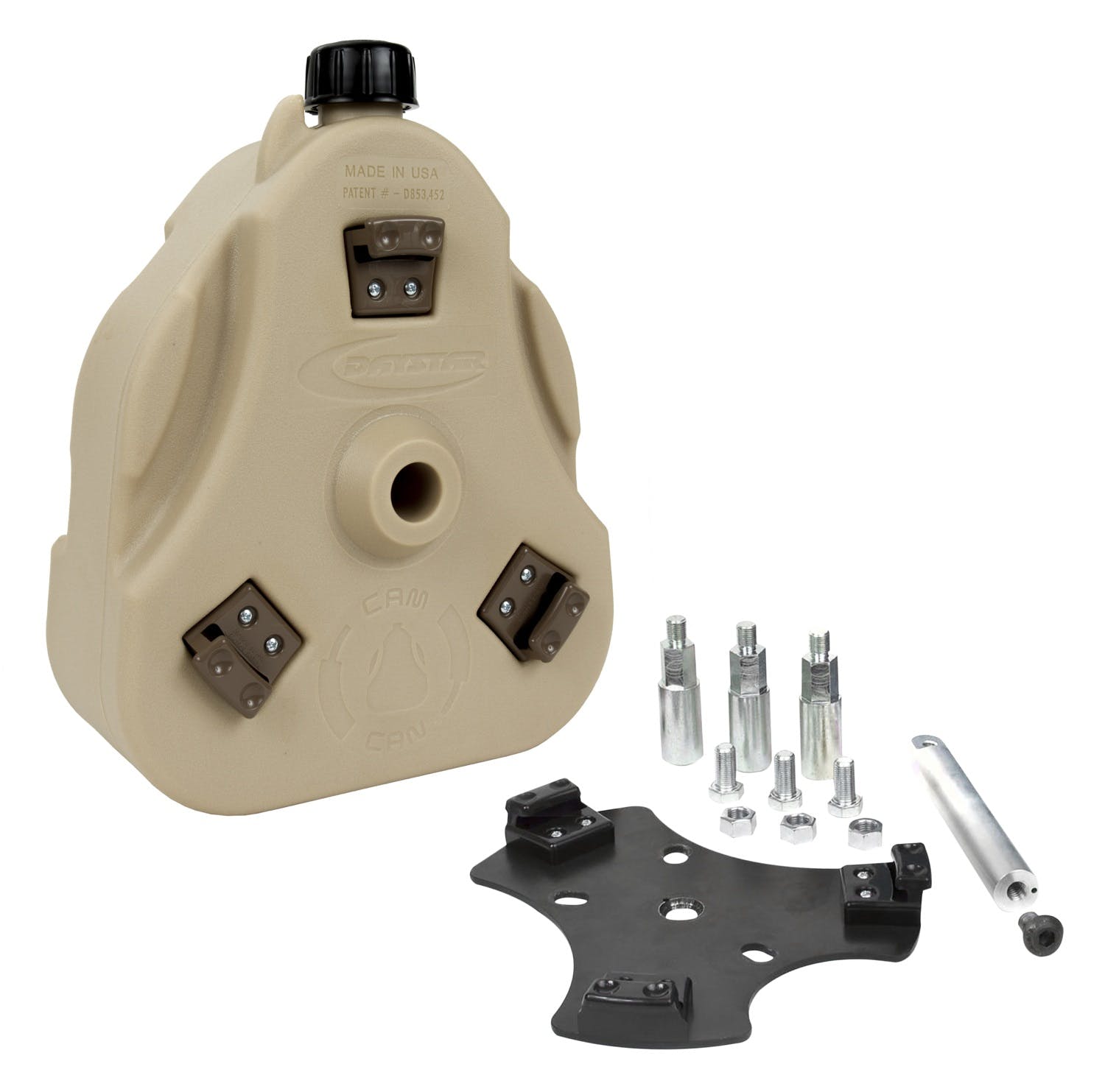 Daystar KJ71035TN Cam Can Complete Kit; Tan; Non-Flammable Liquids; with Spout