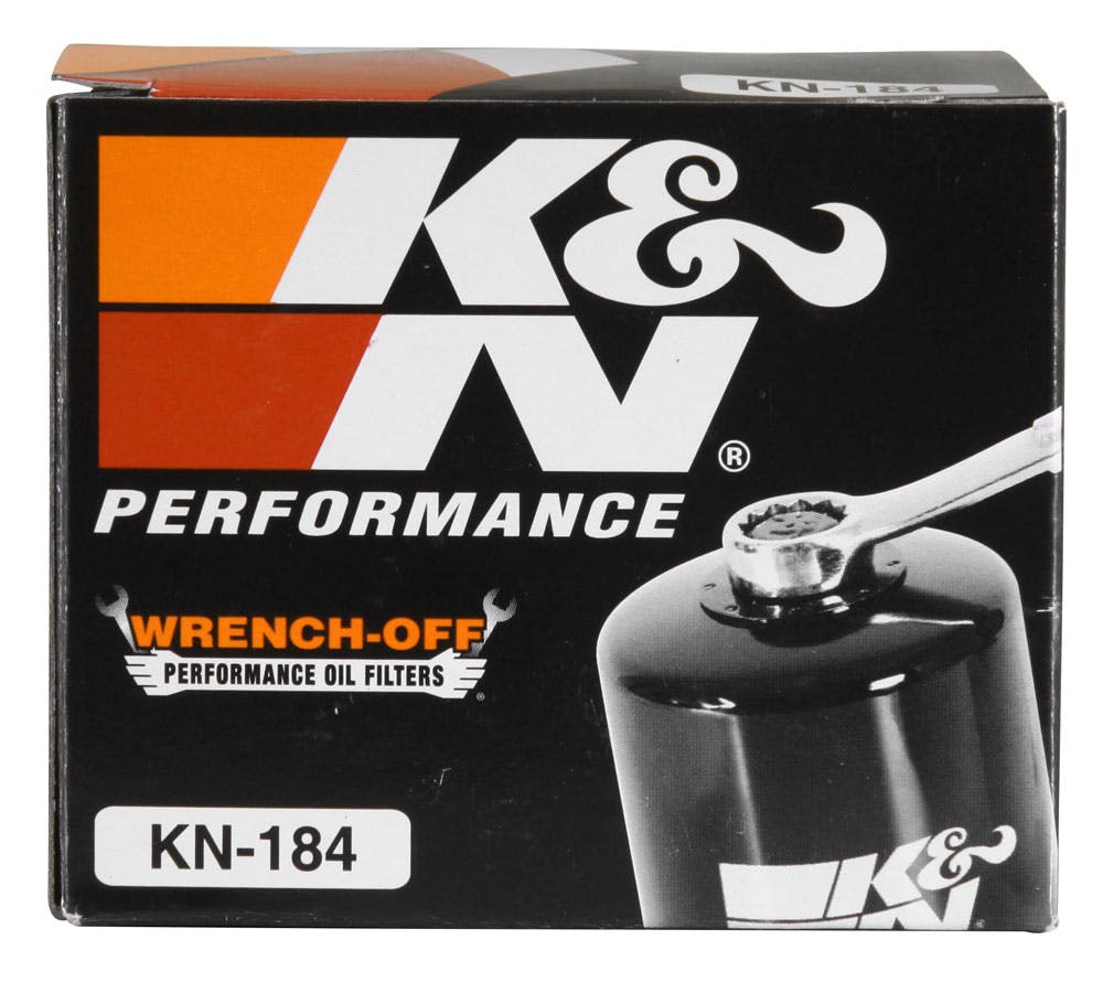K&N KN-184 Oil Filter; Powersports; Canister