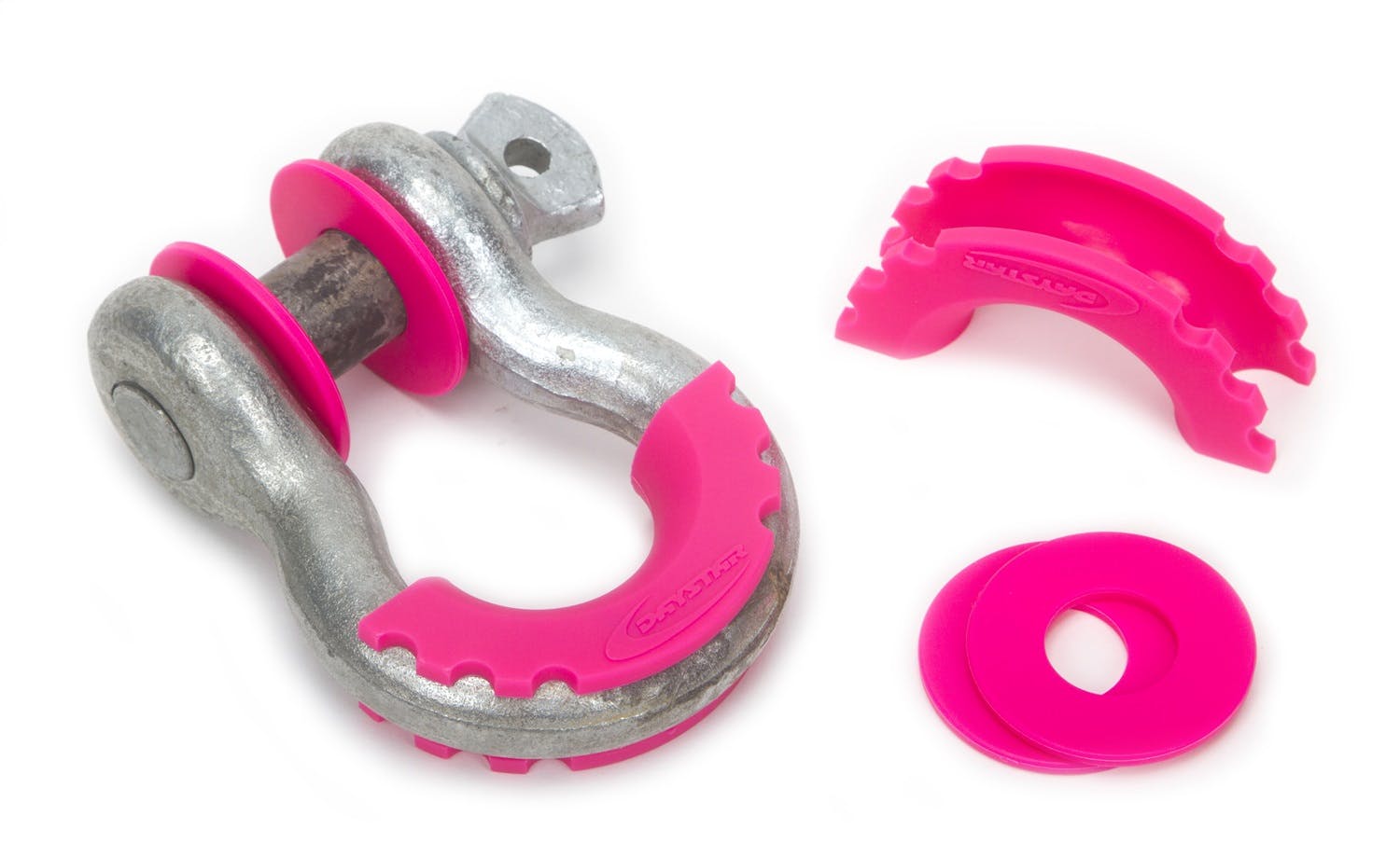 Daystar KU70057FP D-Ring Isolator And Washers; Floresent Pink