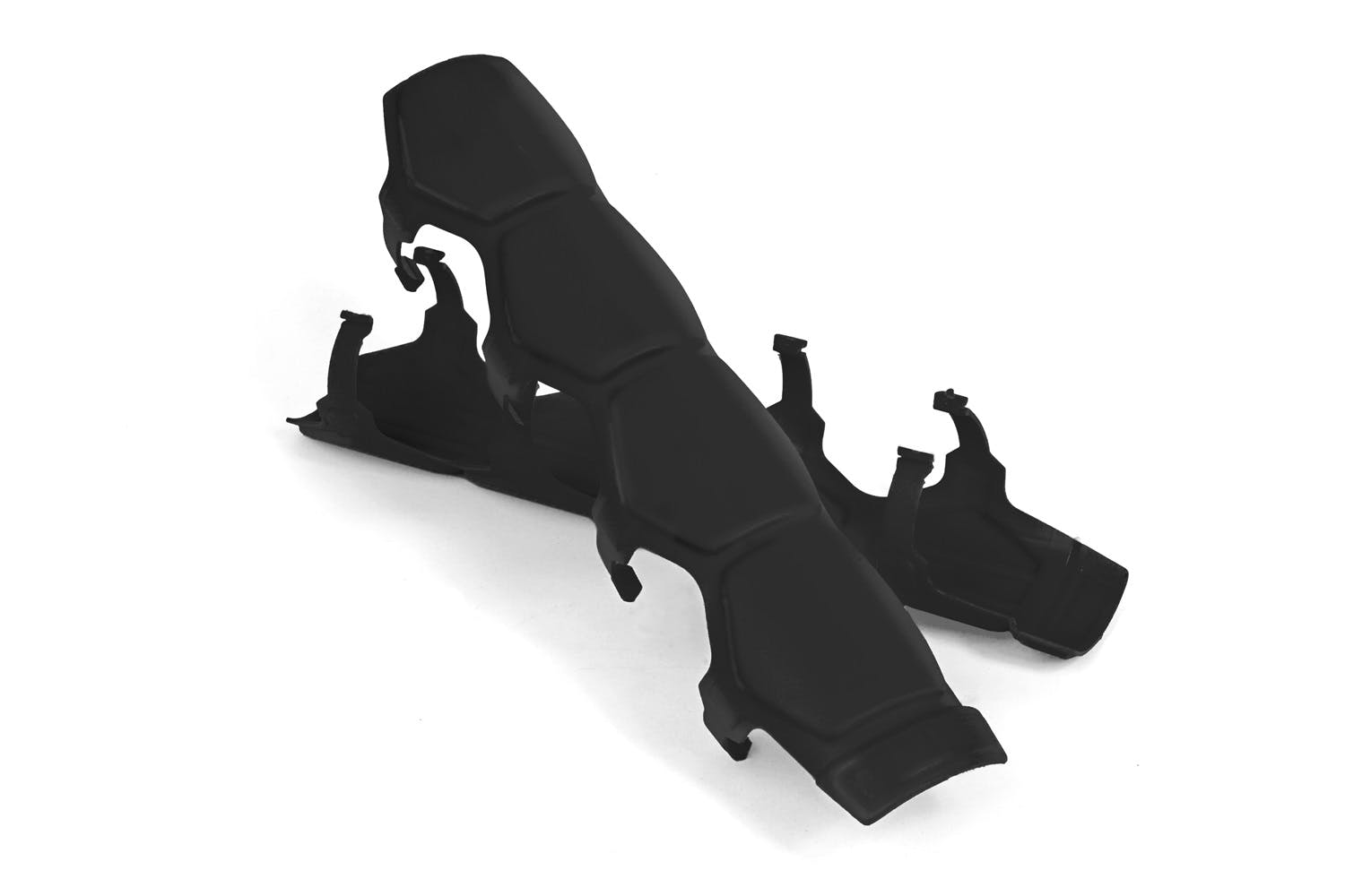 Daystar KU71112BK Universal Shock and Steering Stabilizer Armor; Pair; Black; w/Mounting Rings