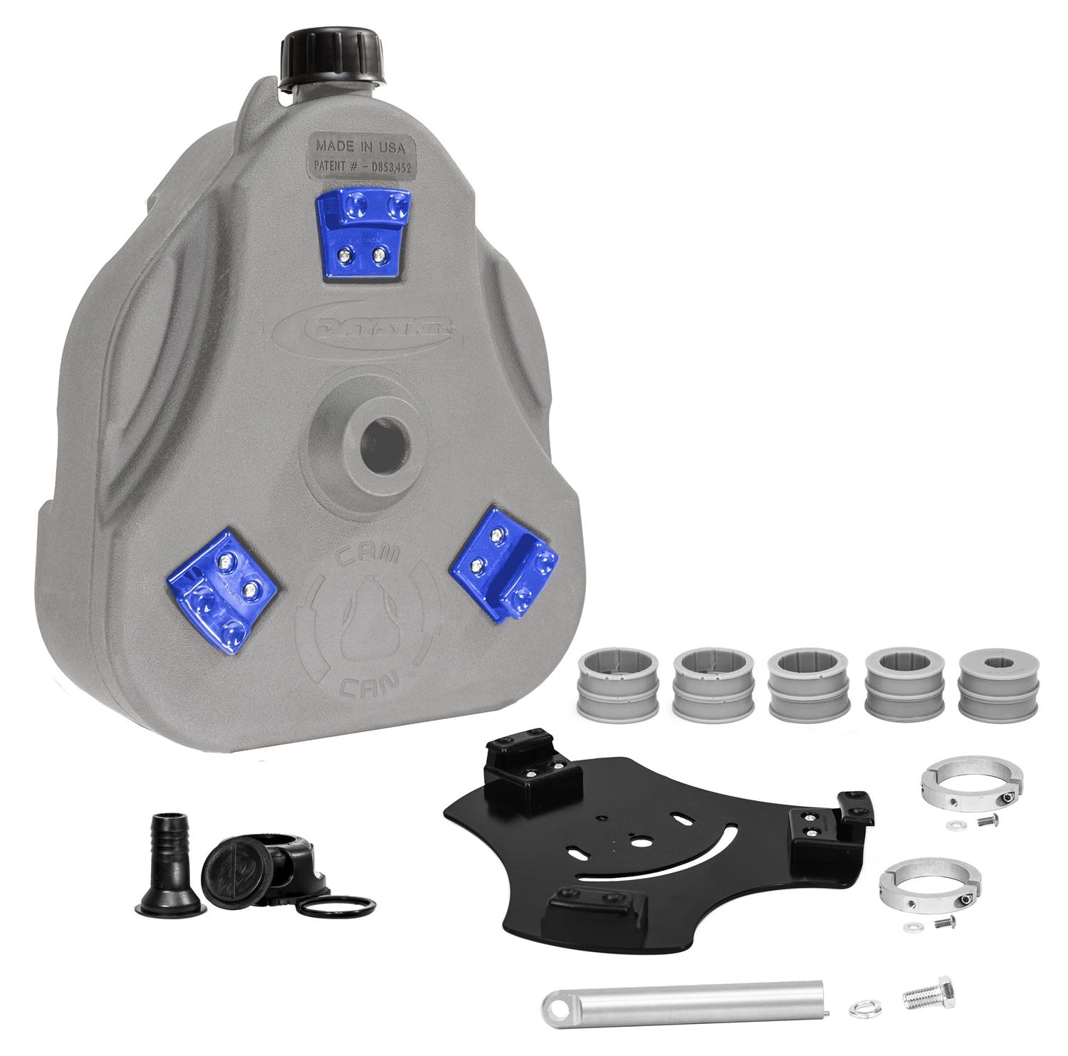 Daystar KU72007RB Gray Drinking Water Cam Can w/Pro Mount Roll Bar Mounting Kit