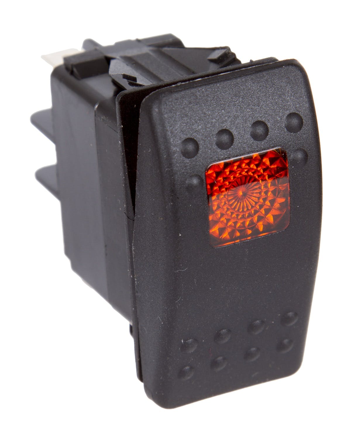 Daystar KU80013 Rocker Switch - Amber Light; 20 Amp; Single Pole