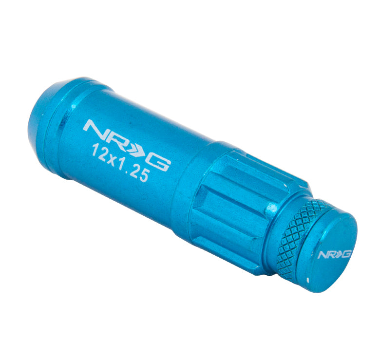NRG Innovations 710 Series Steel Lug Nuts - Blue LN-LS710BL-21
