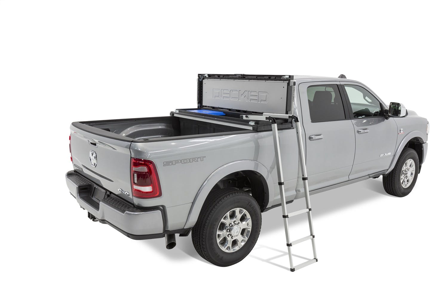 DECKED TBFDL Full-size Pickup Truck Tool Box Deep Tub with ladder