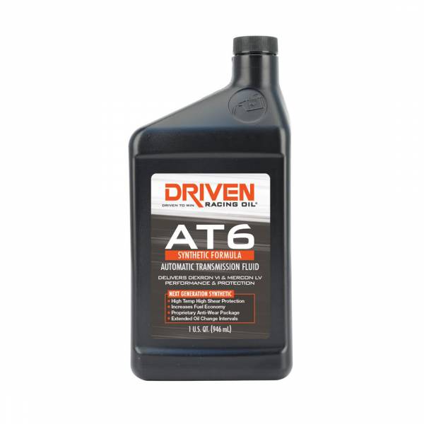 Driven Racing Oil 04806 AT6 Synthetic Automatic Transmission Fluid (1 qt. bottle)
