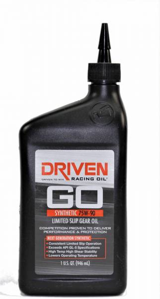 Driven Racing Oil 04230 Synthetic 75W-90 Limited Slip Gear Oil (1 qt. bottle)
