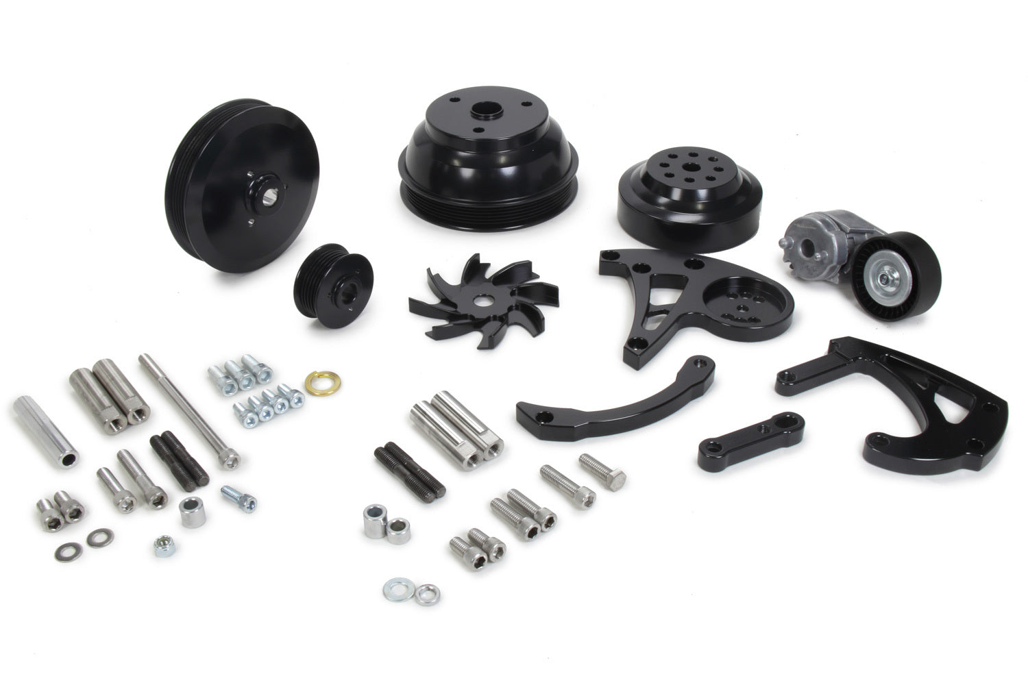 MARCH PERFORMANCE,25157-08,SBC LWP Pulley and Bracket Kit