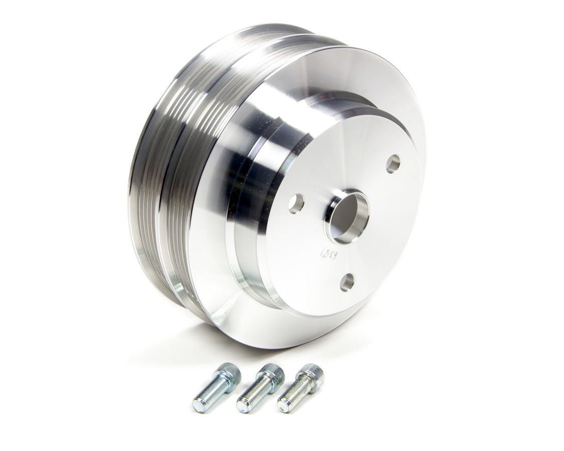 MARCH PERFORMANCE,6381,Crank Pulley SBC LWP Serpentine Conversion