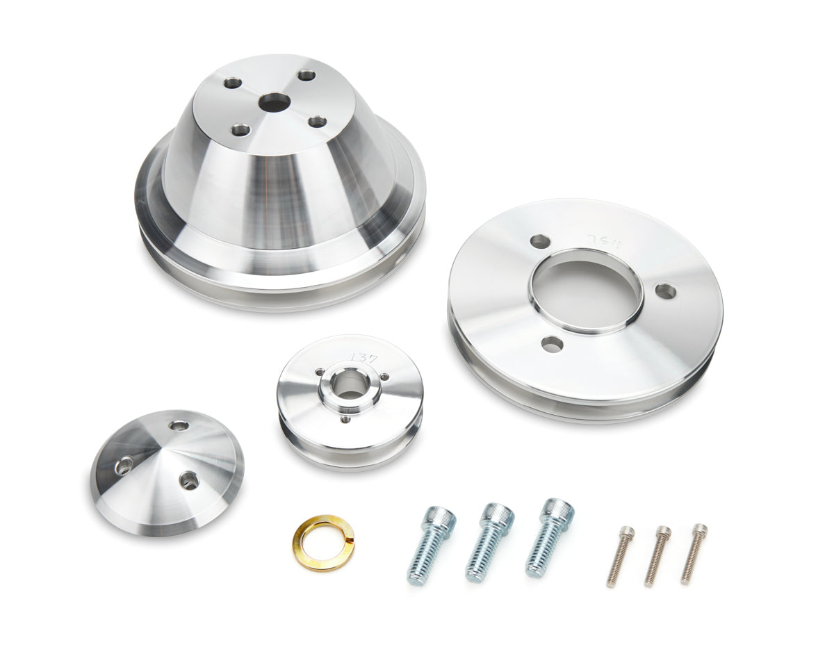 MARCH PERFORMANCE,7510,Pulley Set BBC SWP Single Groove