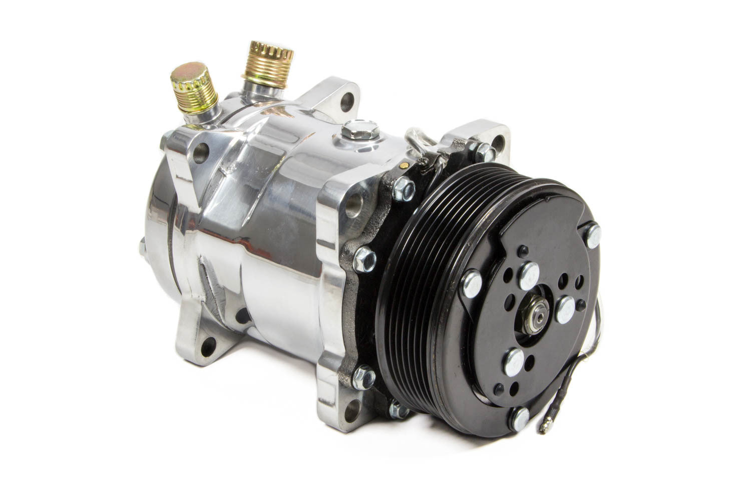 MARCH PERFORMANCE,P410,A/C Compressor 134 Polished