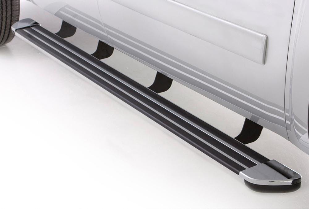 LUND 22908039 Crossroads Running Board Kit, 80in Chrome CROSSROADS RUNNING BRD KIT 80