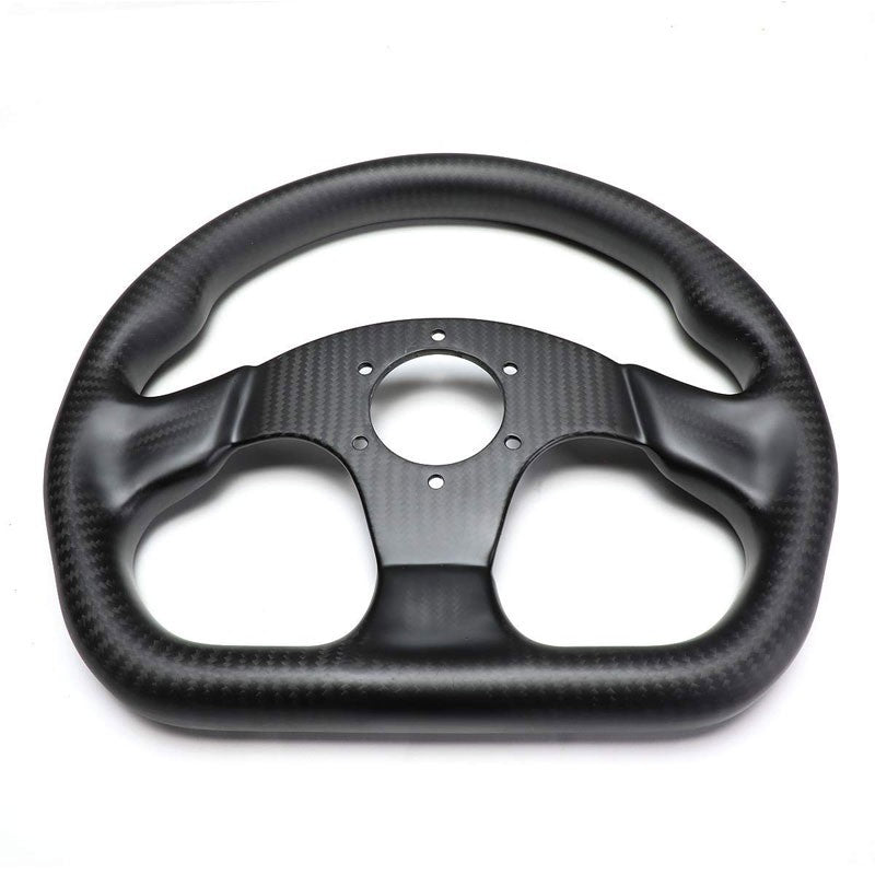 NRG Innovations Carbon Fiber Steering Wheel ST-009CF/MB