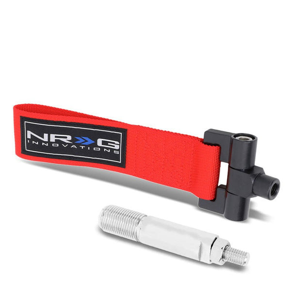 NRG Innovations Tow Straps Bolt In - Car specific TOW-120RD