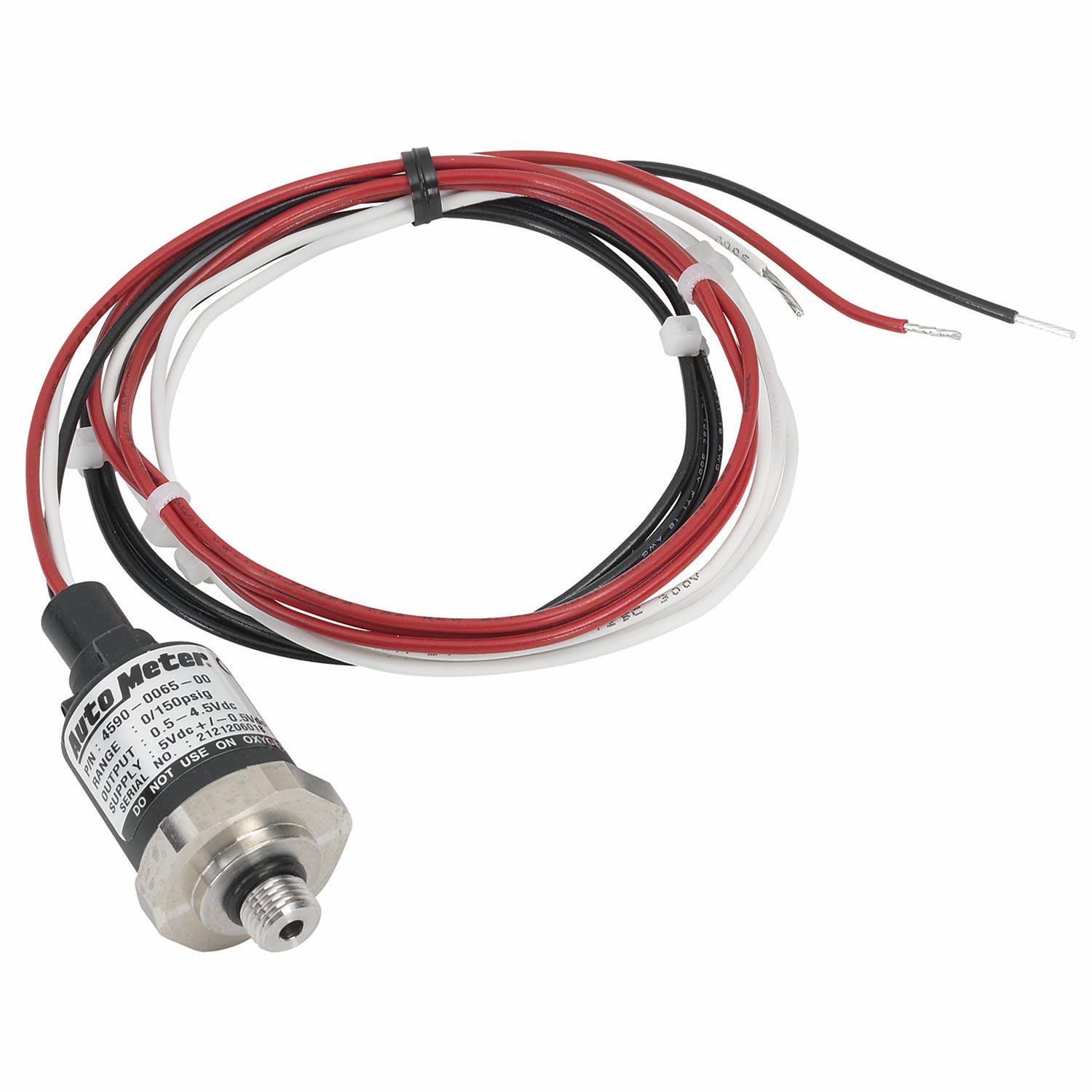 AutoMeter Products P13124 Spek Pro Pressure Sensor 0-150 PSI, 3/8-24 Ashcroft