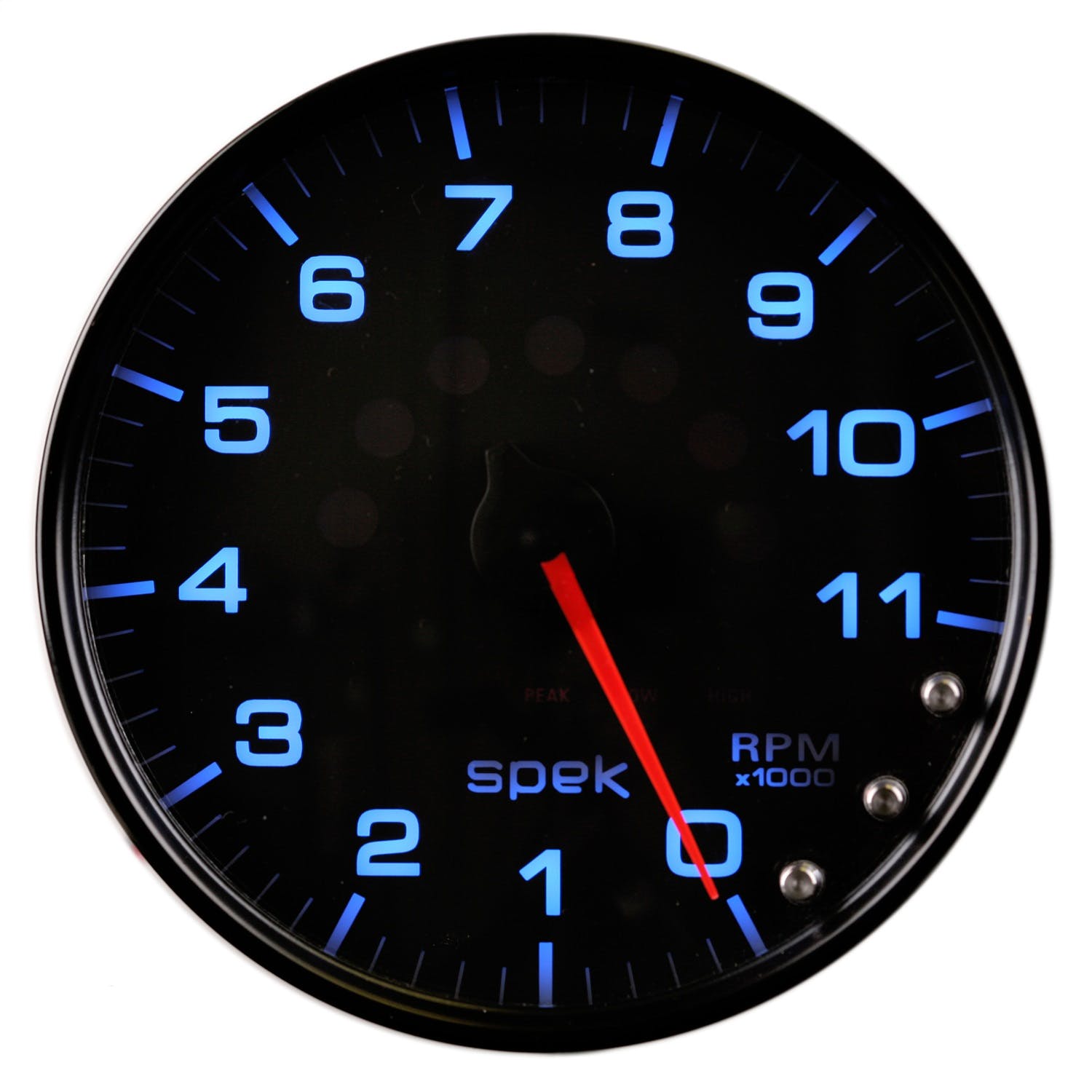 AutoMeter Products P23932 Spek Pro Tachometer Gauge, 5, 11K RPM, with Shift Light Black/Black