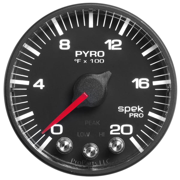 AutoMeter Products P72011 Spek Pro Diesel Kit, EGT - black dials