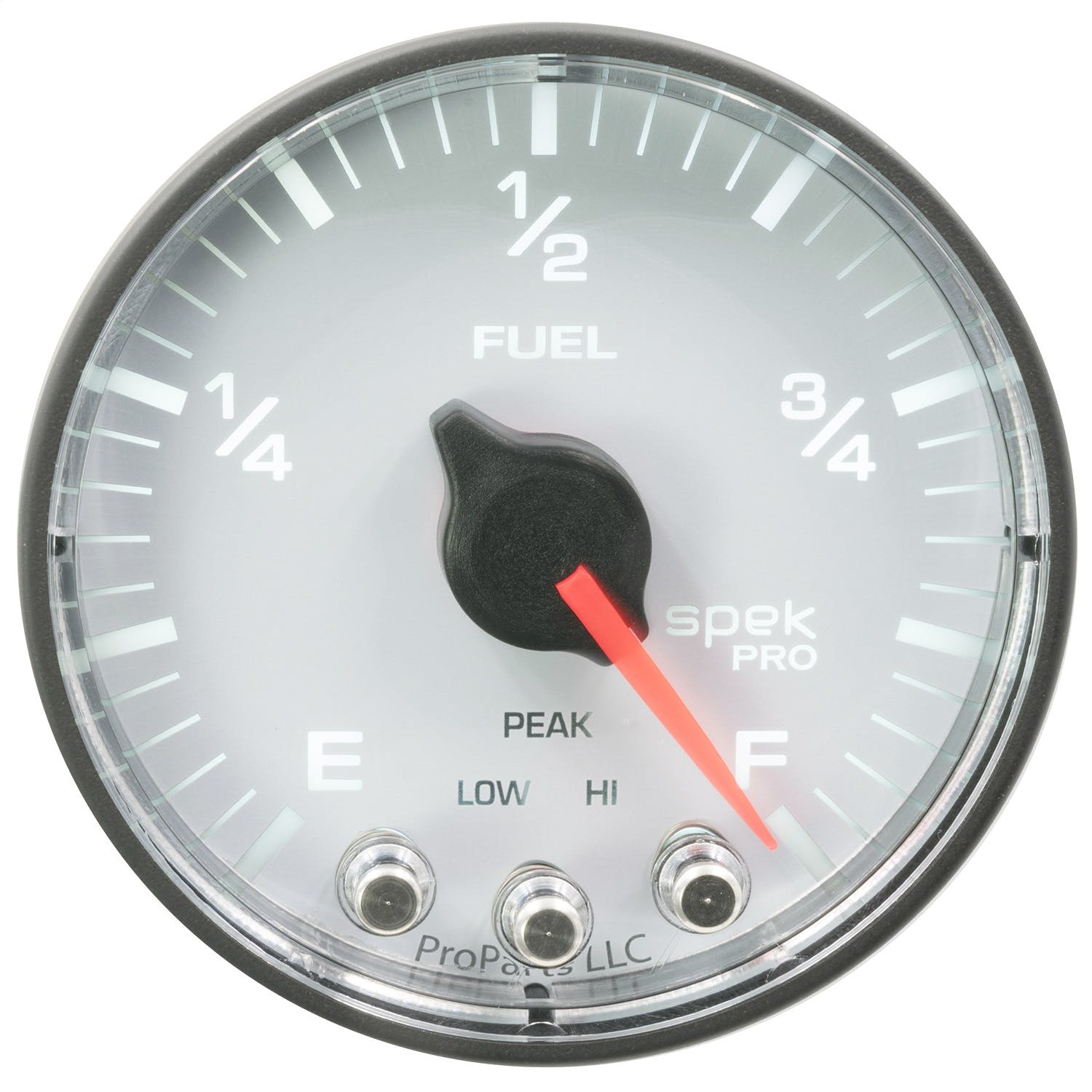 AutoMeter Products P312128 Spek Pro Fuel Level Gauge, 2 1/16, Programmable White/Black