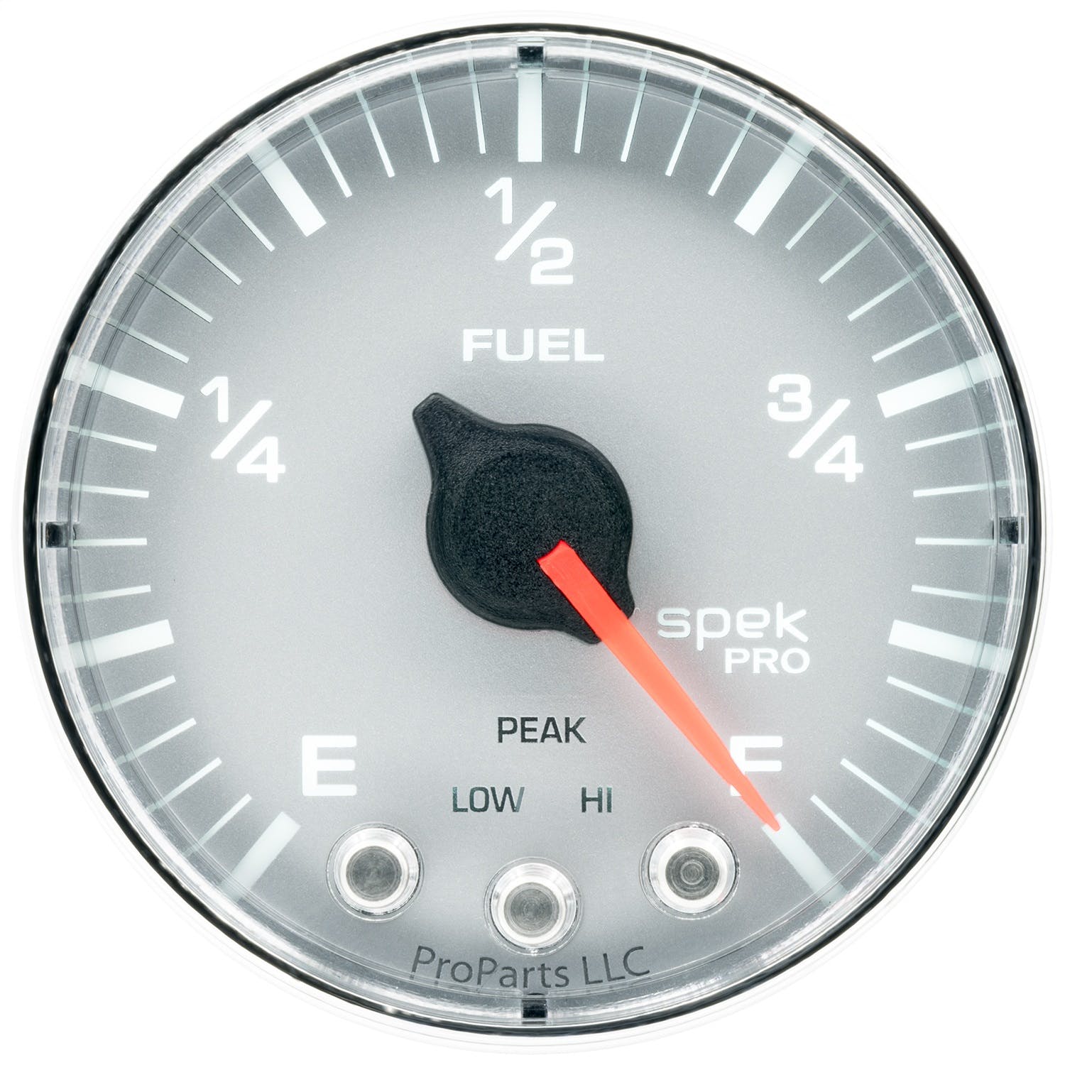 AutoMeter Products P312218 Spek Pro Fuel Level Gauge, 2 1/16, Programmable Silver/Chrome