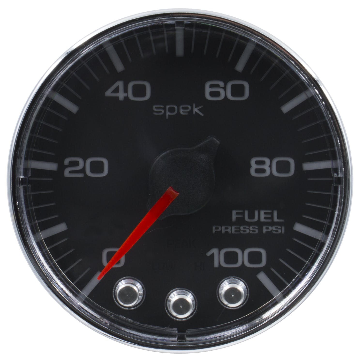 AutoMeter Products P314318 Fuel Pressure Gauge, 2 1/16, 100PSI, Stepper Motor Black