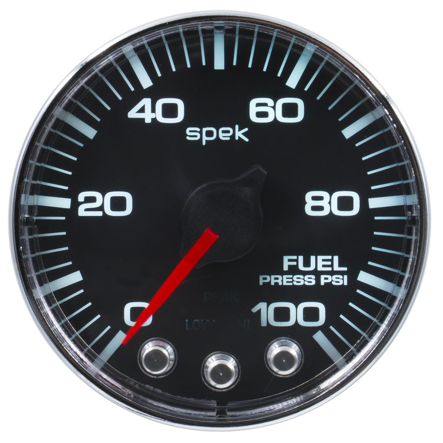 AutoMeter Products P314318 Fuel Pressure Gauge, 2 1/16, 100PSI, Stepper Motor Black