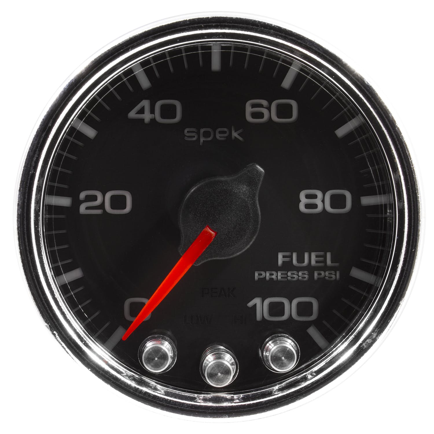 AutoMeter Products P31431 Fuel Pressure Gauge, 2 1/16, 100PSI, Stepper Motor Black