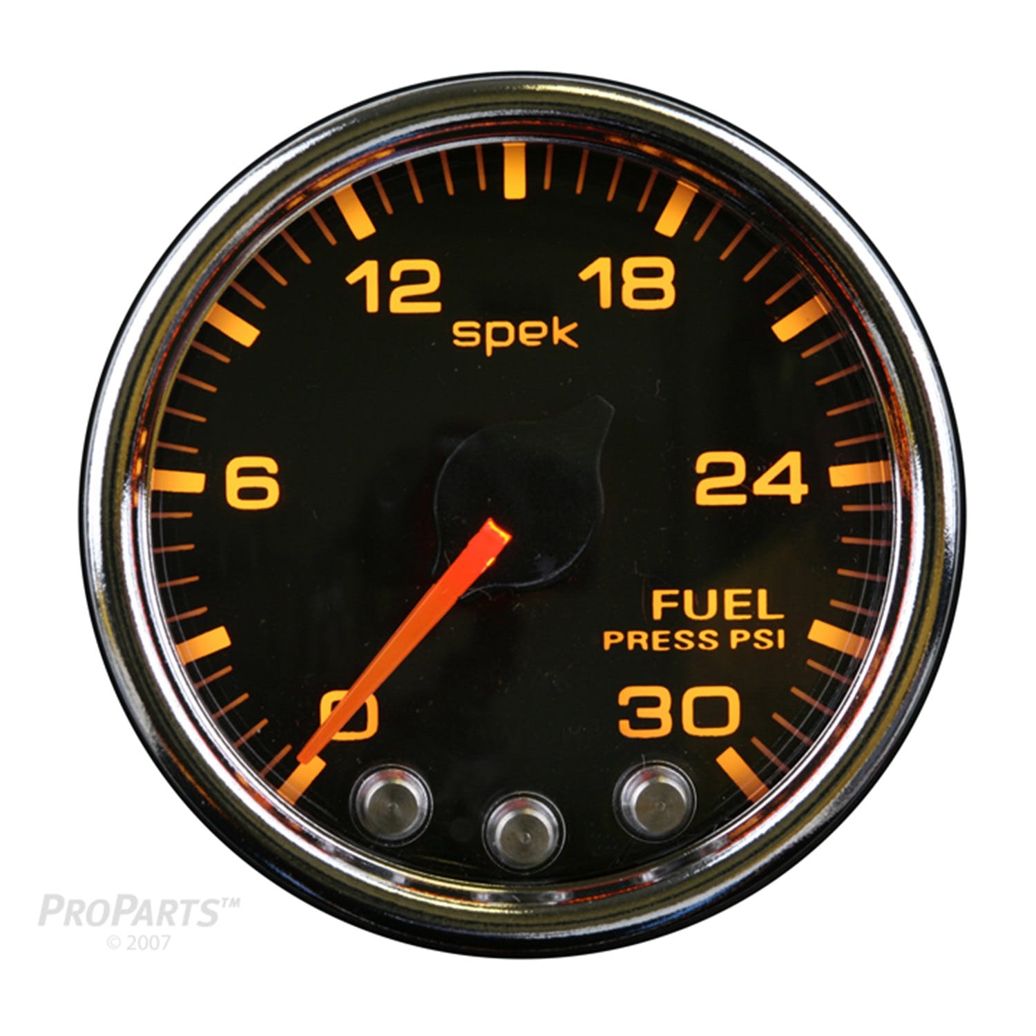 AutoMeter Products P31631 Fuel Pressure Gauge, 2 116, 30PSI, Stepper Motor Black