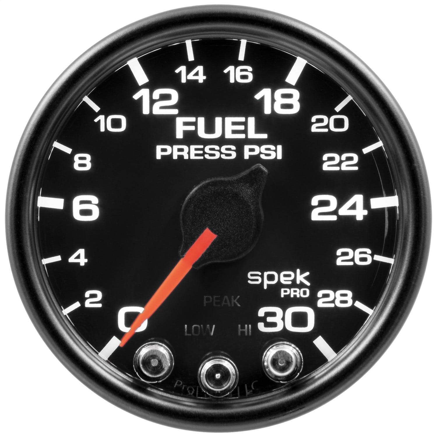 AutoMeter Products P31632 Fuel Pressure Gauge, 2 116, 30PSI, Stepper Motor Black