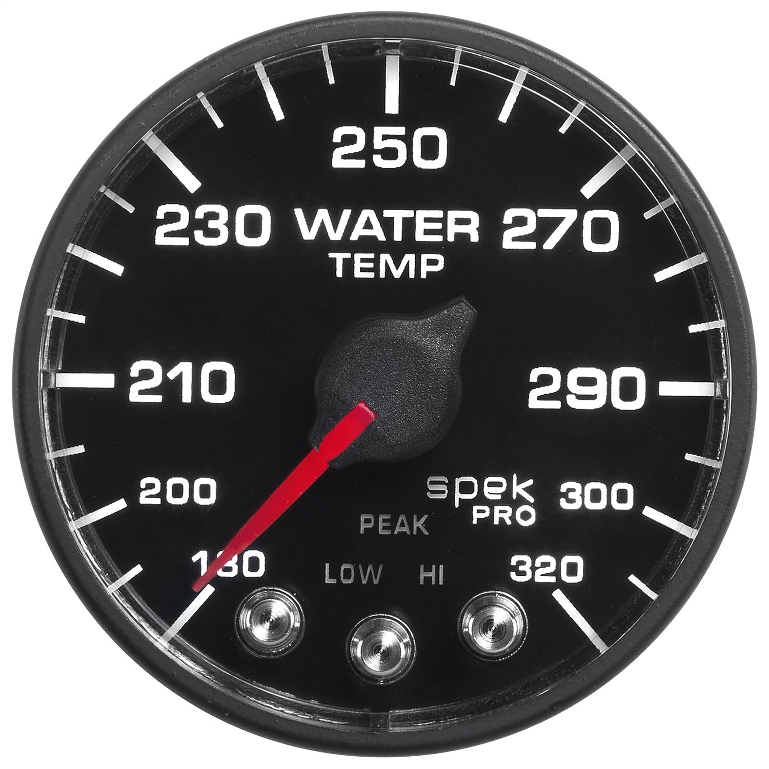 AutoMeter Products P552328-N1 2-1/16 Water Temperature Gauge 180- 320° F, BFB, ECU, Spek Pro Nascar