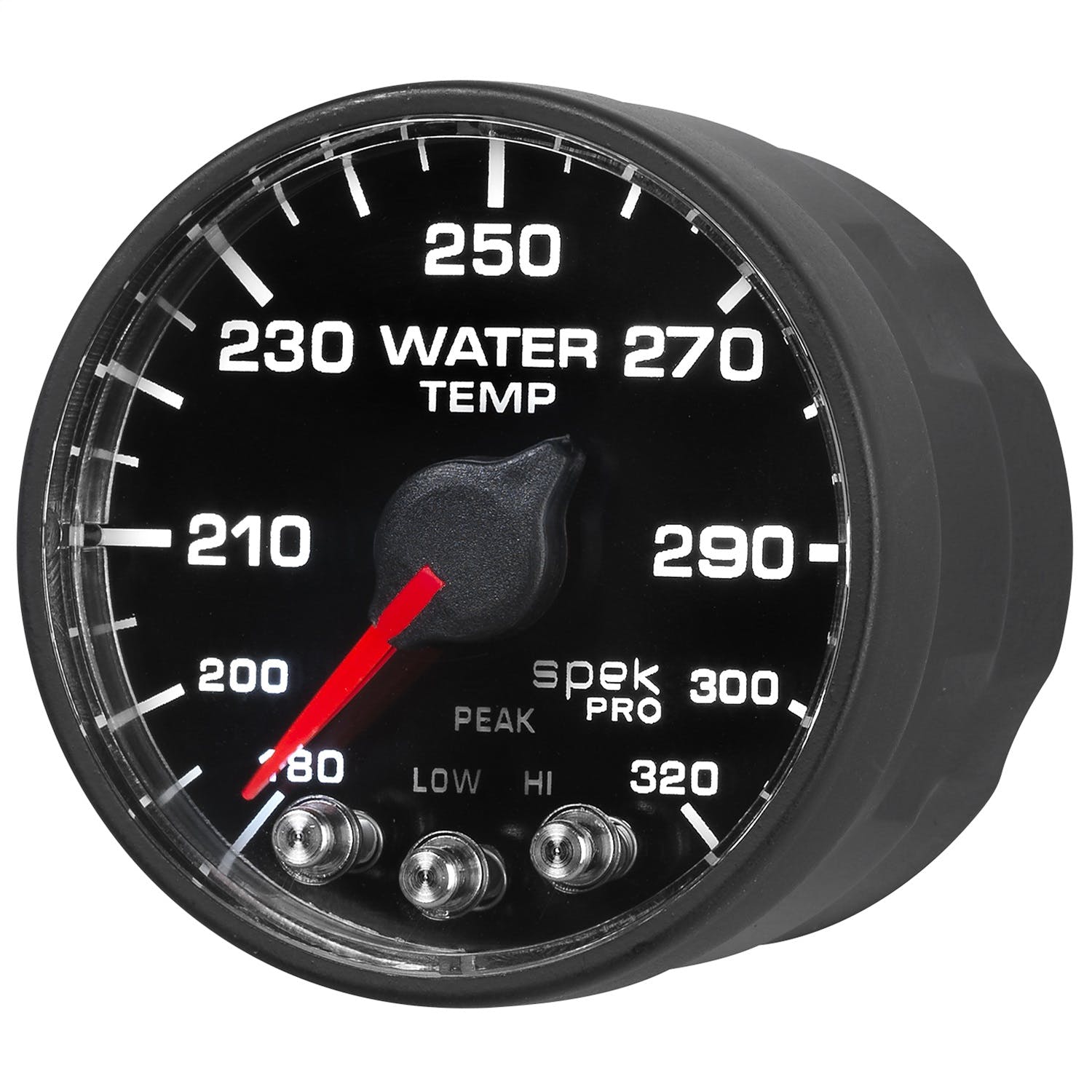 AutoMeter Products P552328-N1 2-1/16 Water Temperature Gauge 180- 320° F, BFB, ECU, Spek Pro Nascar