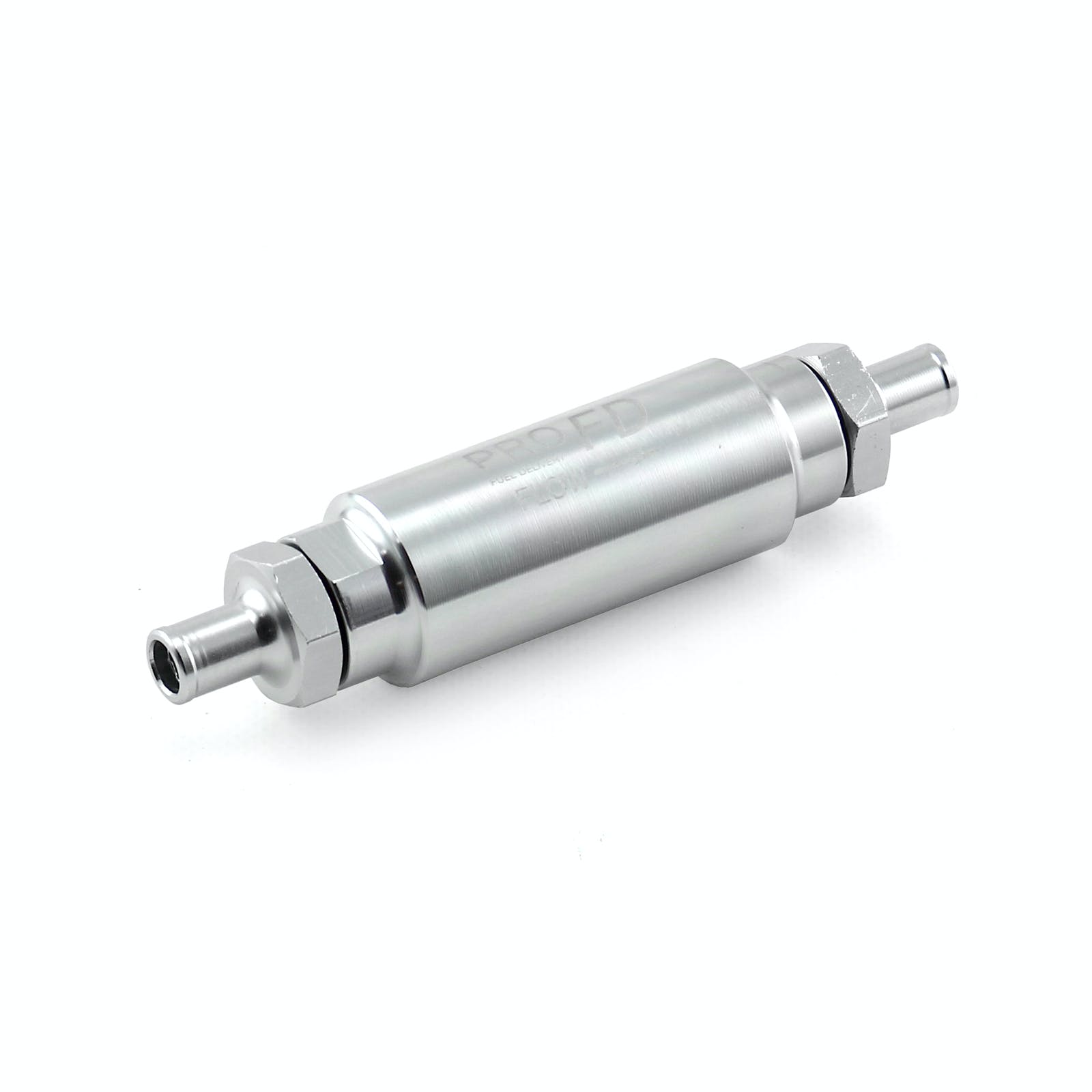 Speedmaster PCE132.1010 Inline Billet Aluminum Fuel Filter 3/8 NPT - 3/8 NPT Male Silver