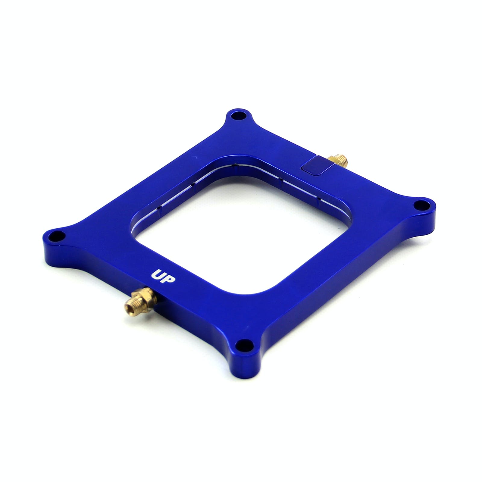 Speedmaster PCE151.1004 Nitrous Oxide 0.500 Blue Billet Square Bore Perimeter Injection Spacer Plate